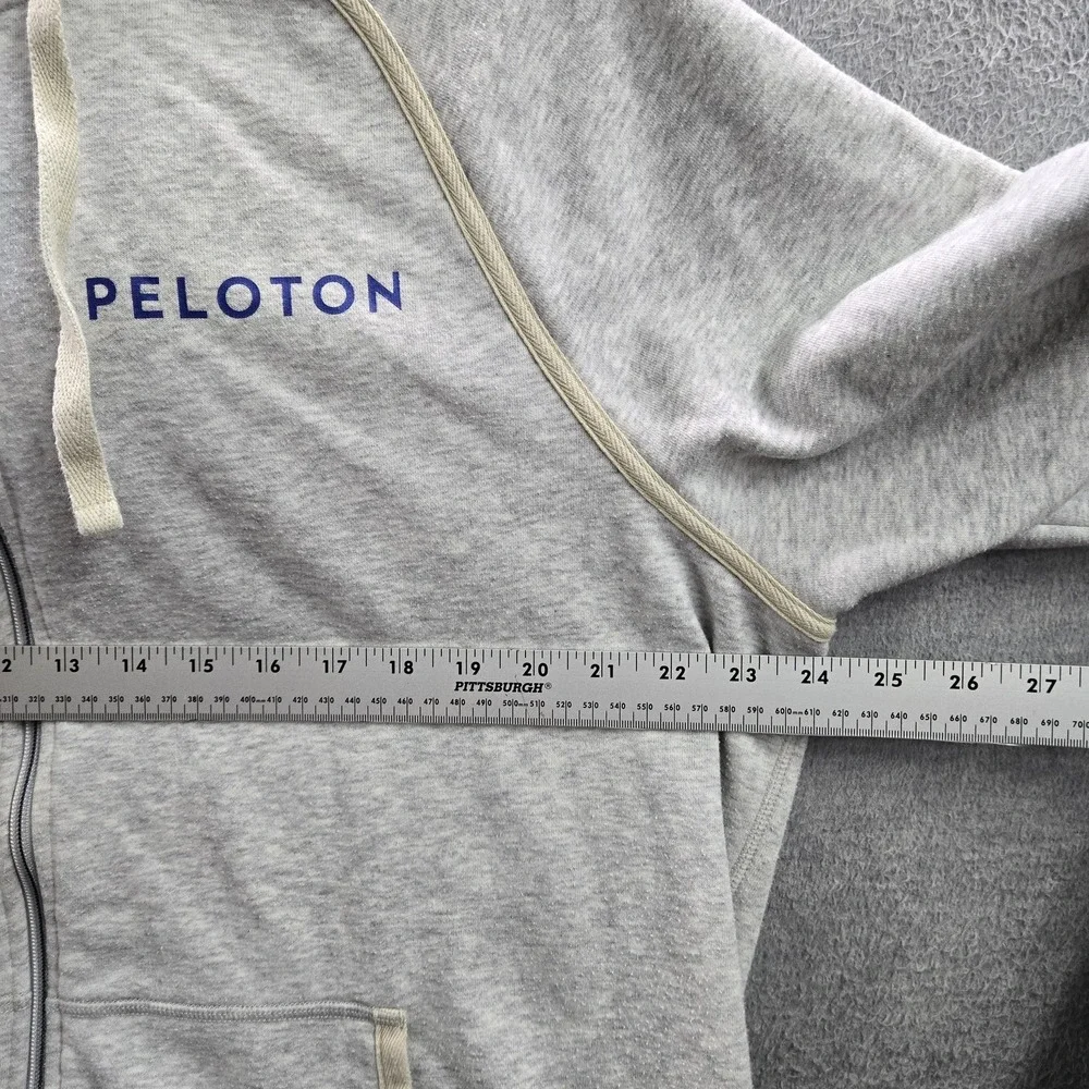 Rhone‎ X Peloton Men Hoodie XL Gray Logo Embroidery Graphic Print